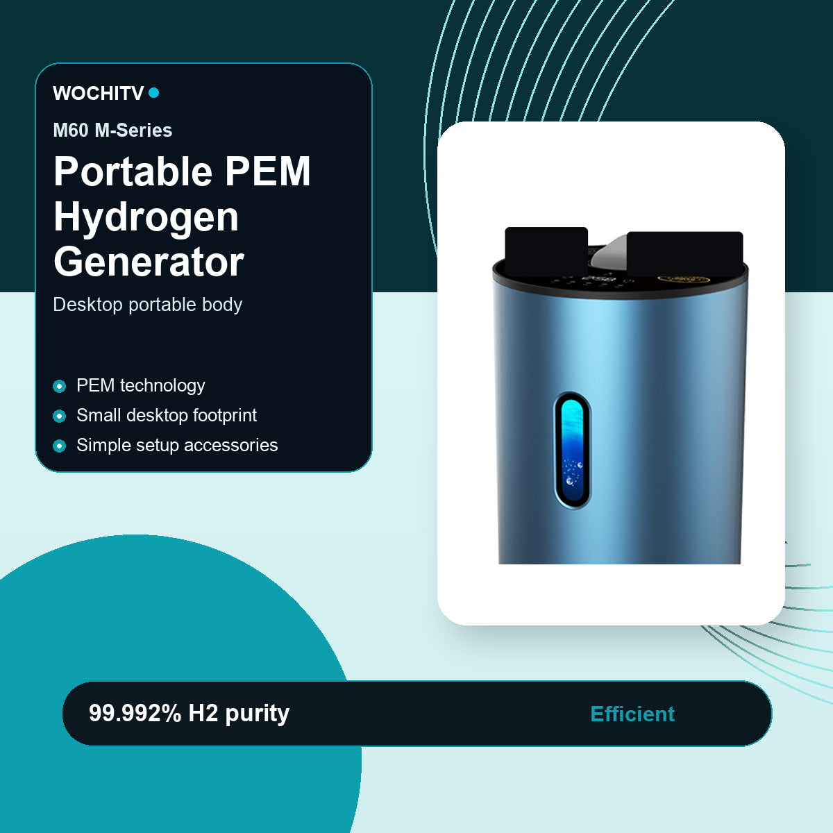 WOCHITV M60 02 brand story - hydrogen water product image 2