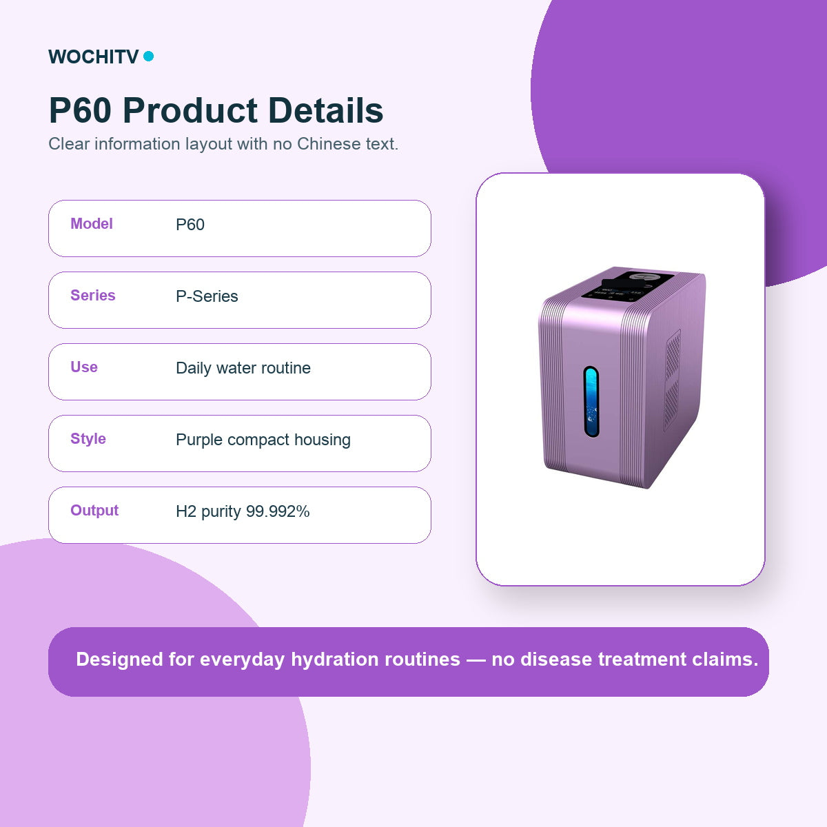 WOCHITV P60 04 product details - hydrogen water product image 4