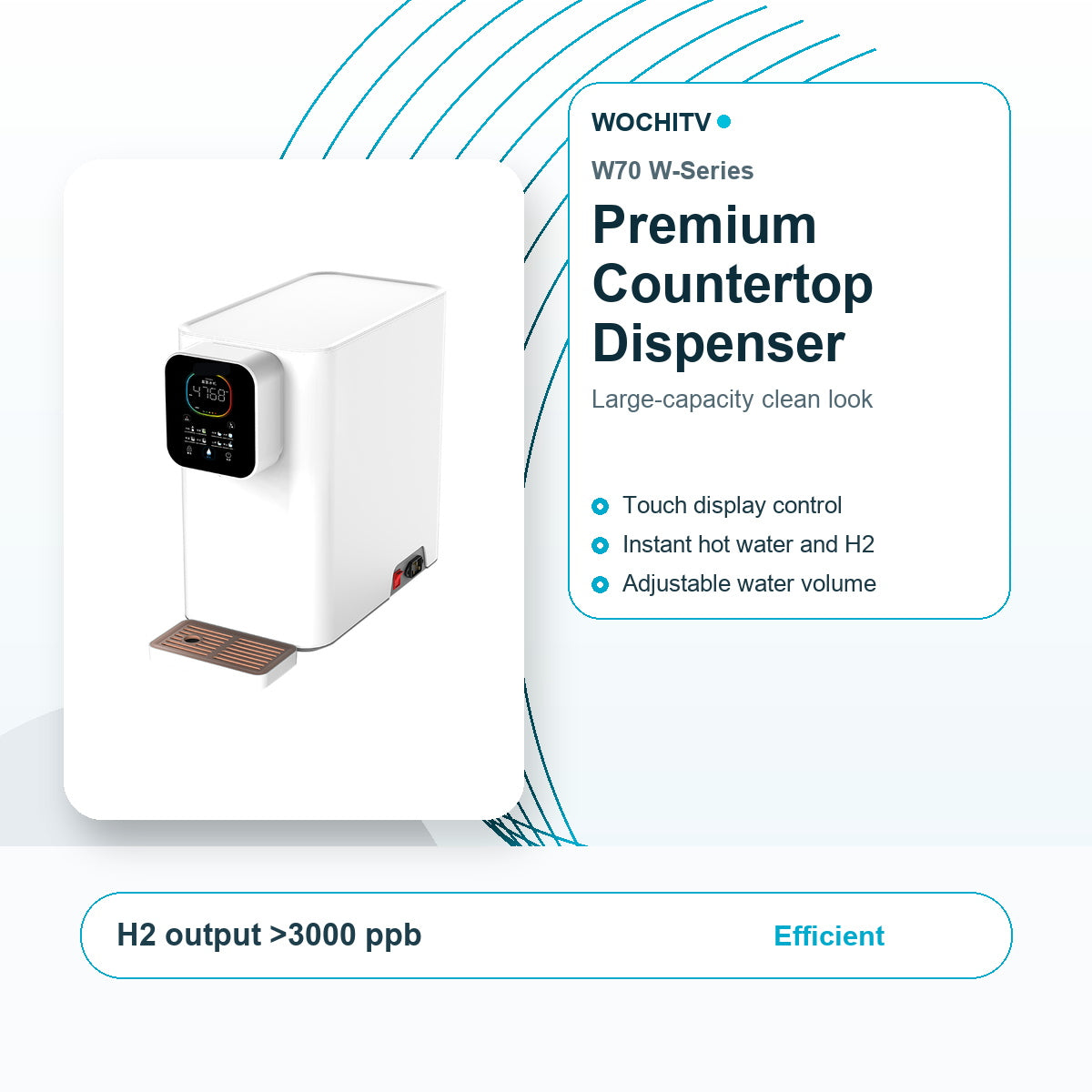 WOCHITV W70 02 brand story - hydrogen water product image 2
