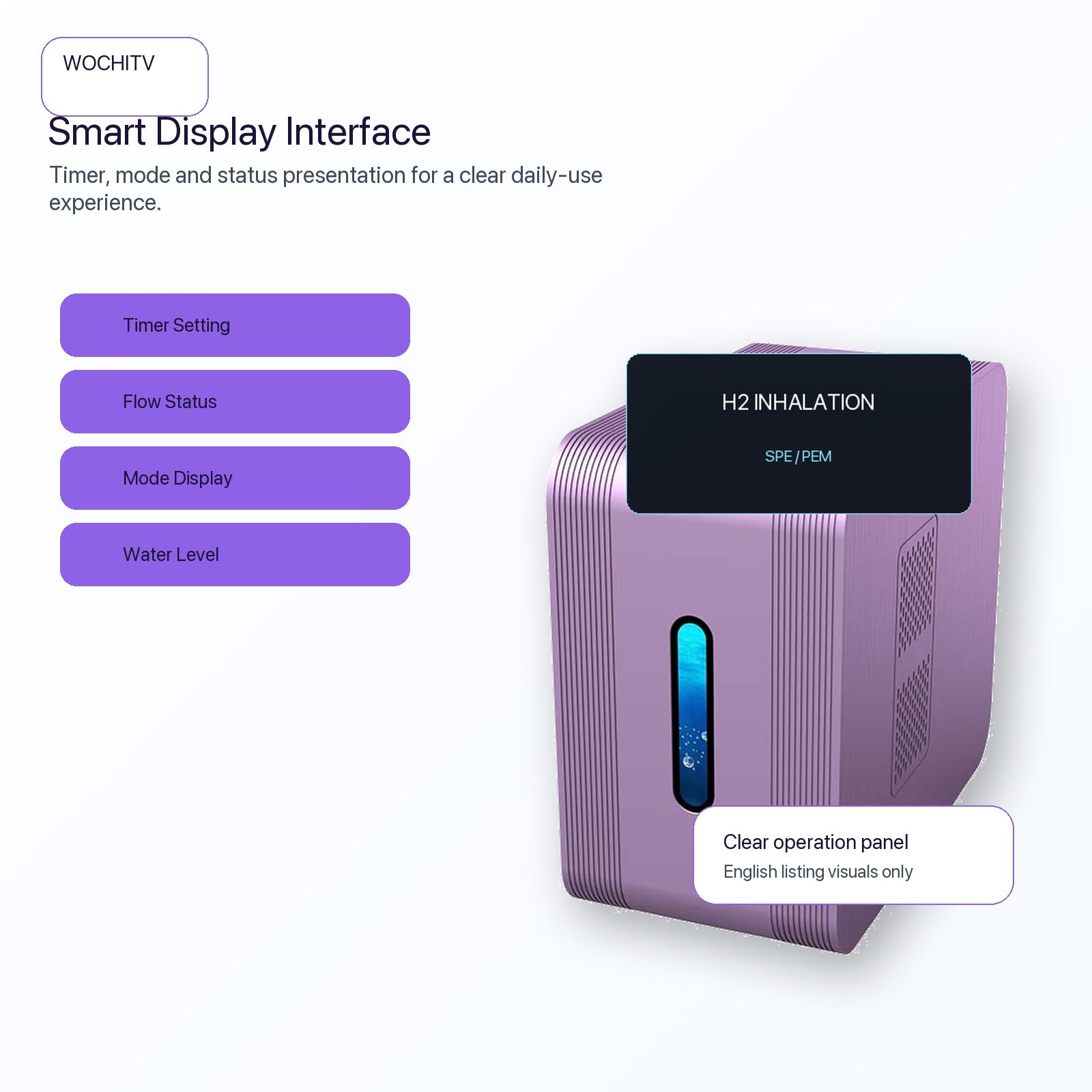 WOCHITV Hydrogen Inhalation Machine P60 product image 5